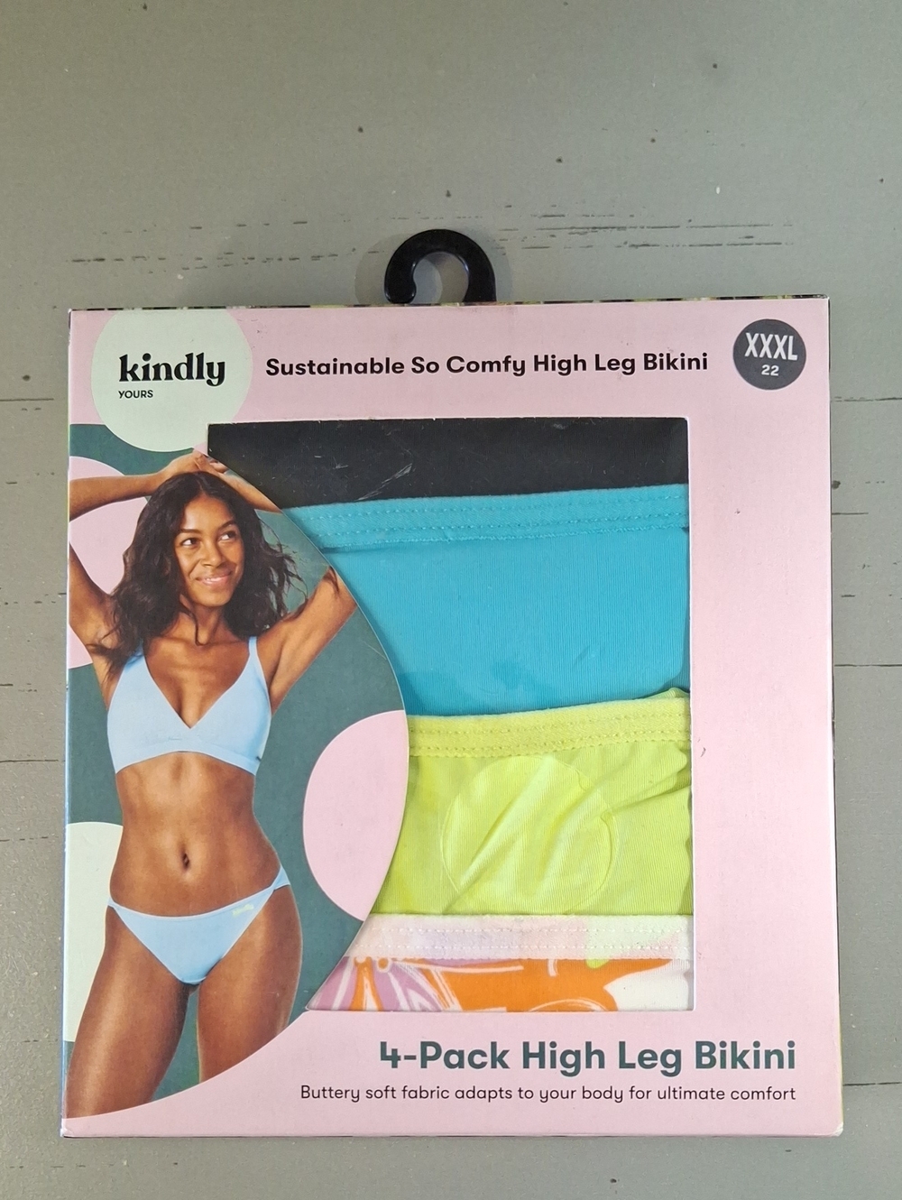 kindly YOURS 4-Pack High Leg Bikini